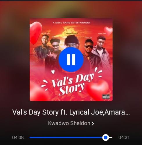 Kwadwo Sheldon – Val’s Day Story Ft. Lyrical Joe, Amerado, Romeo Swag, Kev The Topic mp3 download
