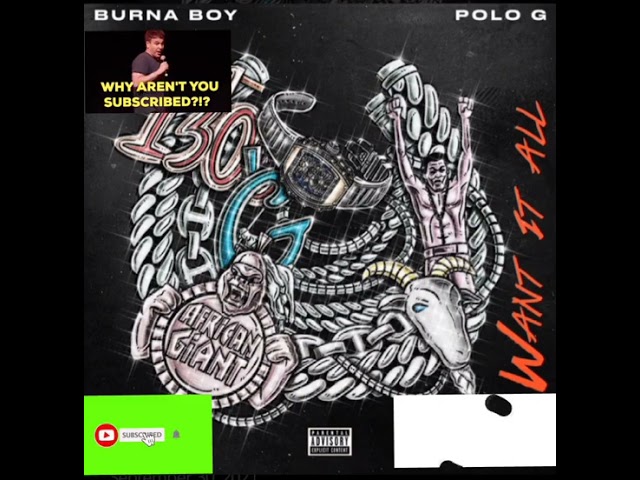 Burna Boy Ft. Polo G – Want it all (instrumental)