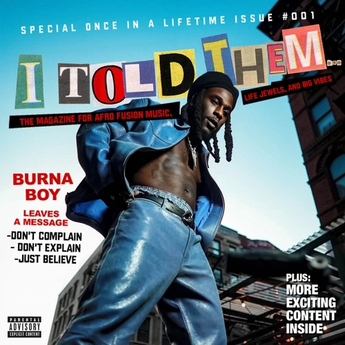 Burna Boy – Thanks Ft. J. Cole mp3 download
